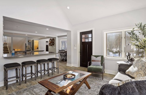 Amery Cabin | 6000 sqft Log Cabin - Nestled on 53 acres -ski out access. 10 min from the lake!