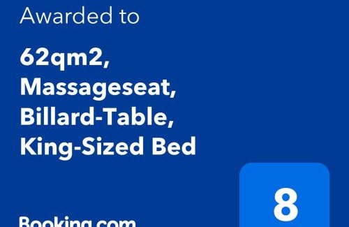 Schillerkiez Apartment | 62qm2, Massageseat, Billard-Table, King-Sized Bed