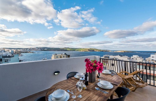 Bugibba Apartment | 76 m² Apartment ∙ 2 bedrooms ∙ 6 guests