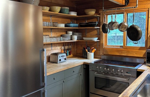 Leavenworth Cabin | 88° Heated Pool, Hot Tub, Fenced Acre for Dogs, Views, EV Charger