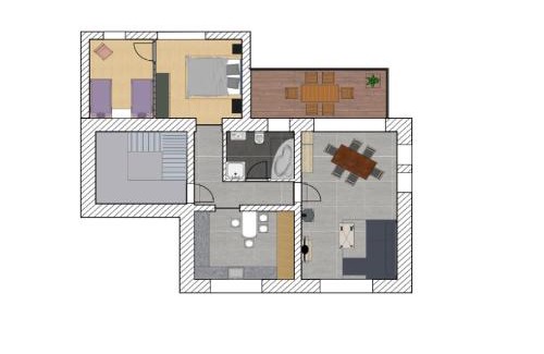 Suedwest Apartment | 90 qm Wohnung, Klima in den Schlafzimmern, 3 Zimmer, Balkon & große Küche - In Seenähe, schnell in der Stadt