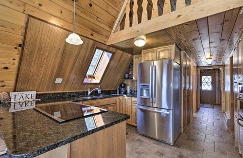 Butternut House | A-Frame Cabin with Private Boat Dock!