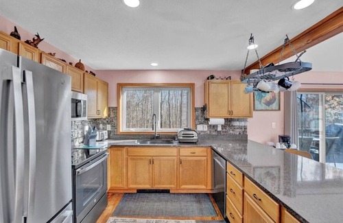 Gouldsboro Ski Chalet | A-Frame Chalet - Mountain modern in Big Bass Lake with pool!