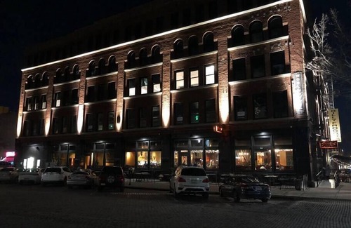 Old Market Apartment | A historic 1,000 square foot loft in the heart of the Old Market with Howard Street view