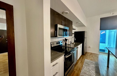 Old Market Apartment | A historic 700 square foot Atrium loft in the heart of the Old Market