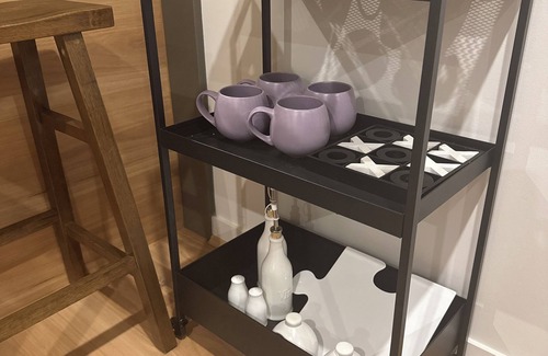 Bruce Apartment | A mountain-inspired escape apartment blends modern living with alpine vibes.