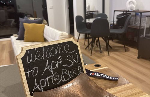 Bruce Apartment | A mountain-inspired escape apartment blends modern living with alpine vibes.