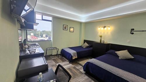 Cuautitlan Izcalli Apartment | A21 Premium Suite BLACK MAX Cocina Terraza Companies Work Teams 2-4 PAX