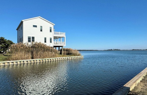 Chincoteague House | Above The Bay - SFH - WF w/Views Everywhere. Brand New Home, Linens included