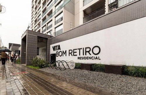 Bom Retiro Apartment | Aconchegante Studio com piscina, academia, coworking, lavanderia