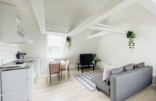 Aalborg Apartment | aday - City Central Loft Studio with Public Parking