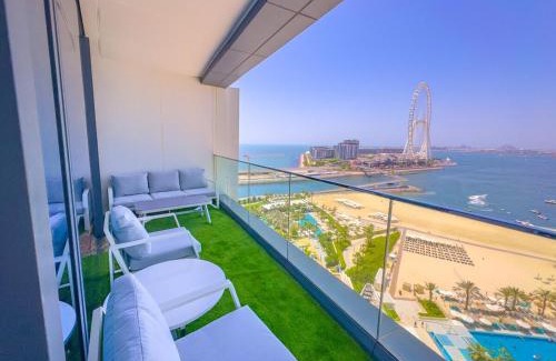 Dubai Marina Apartment | ADDRESS BEACH RESORT Residence Million Dollar Sea and Palm View DXB AIRPORT VIP Shuttle