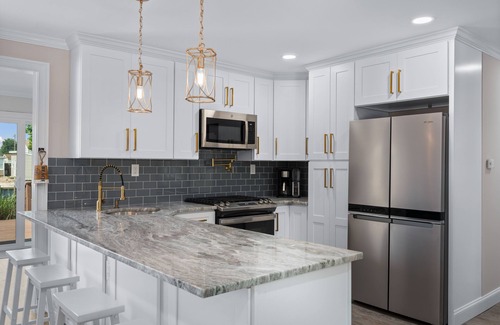 Beach Haven West House | Adorable waterfront home in Beach Haven West w/stock tank pool & dock!