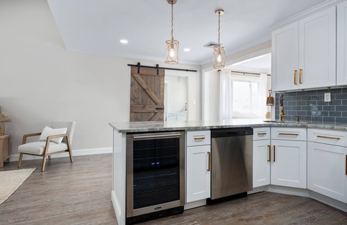 Beach Haven West House | Adorable waterfront home in Beach Haven West w/stock tank pool & dock!