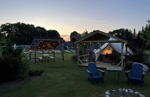 Turner RV Rental | Adult Only Bell Tent Perfect for a Romantic Getaway in Turner, Maine