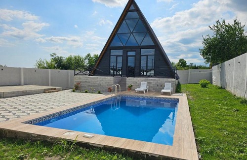 Gabala Villa | Aframe villa Good scenery
