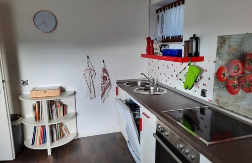 Baiersbronn Apartment | Aida, 2 rooms, panoramic view, extra large beds, 2 baby beds, terrace, garden