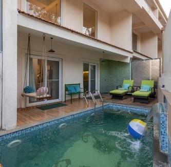 Colvale Villa | Alaya Stays Cavalo Marinho - 3 BHK Boho Retreat with Private Pool & Terrace