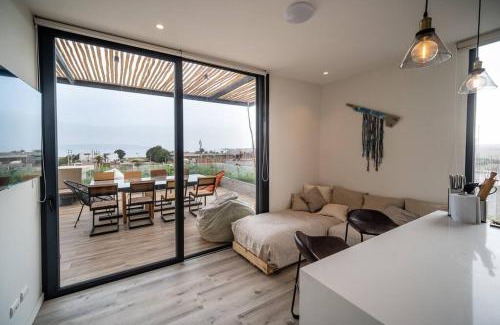 Pisco Apartment | Aldea 1BR Bohemian Rooftop Ocean View for 2