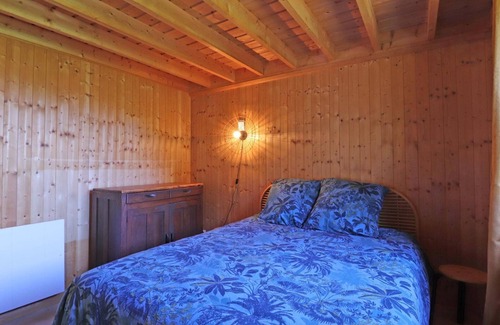 Chaumont Cottage | All-inclusive wooden chalet with terrace at forest's edge