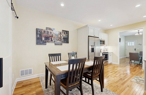 West Side Historic District Cottage | All-new cottage with deck, grill, & washer/dryer - near downtown & Rail Trail