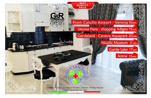 Villafranca di Verona Apartment | Alloggio Turistico Giulietta e ROMEO - INTERO APPARTAMENTO - Villafranca di Verona, Zimmer, Holiday Rooms