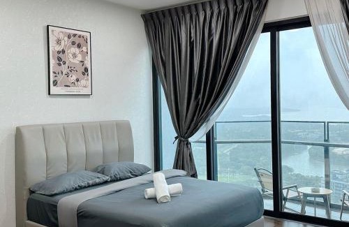 Nusajaya Apartment | Almas suites Puteri Harbour Netflix Free snack