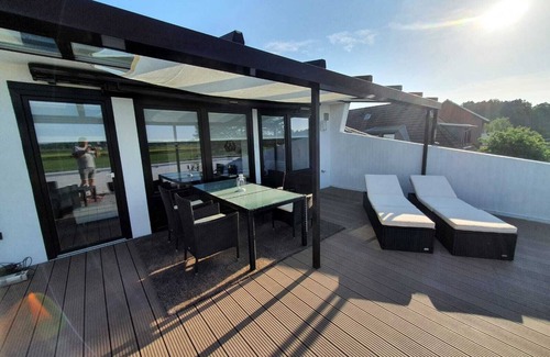 Duhnen Apartment | Alpaca room, non-smoking, view of nature, large balcony, WLAN