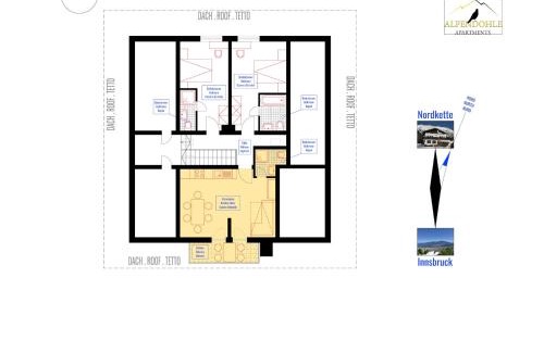 Hungerburg-Hoheninnsbruck Apartment | Alpendohle Apartments Innsbruck