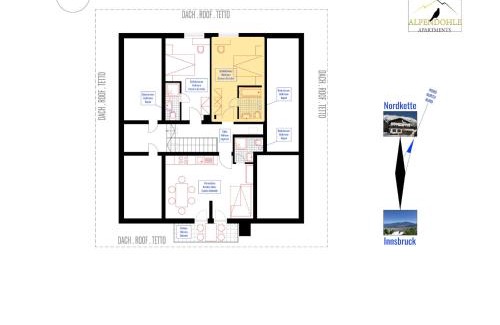 Hungerburg-Hoheninnsbruck Apartment | Alpendohle Apartments Innsbruck