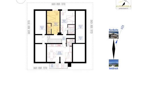 Hungerburg-Hoheninnsbruck Apartment | Alpendohle Apartments Innsbruck