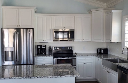 Holden Beach House | Amazing beach retreat great for family fun and relaxing at the bar by the pool