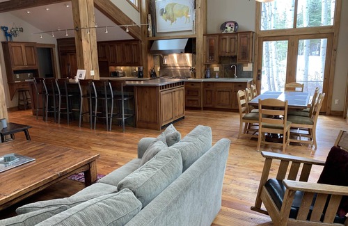 Teton Village House | Amazing Location, Large, Lodge Style Mountainside Ski House Sleeps 17+