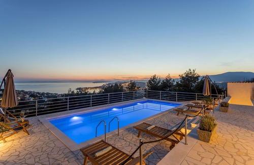 Podstrana Villa | Amazing location with view on town, sea and islands.