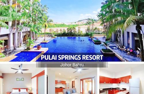 Pulai Apartment | 【Amazing】Pool View 2BR Suite @ Pulai Springs Resort
