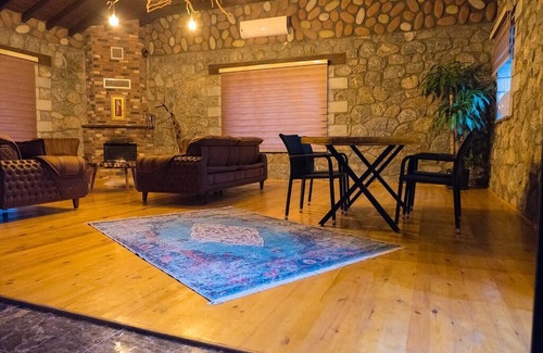 Orhangazi Apartment | Amazing Stone House with Fireplace and Private Pool Surrounded with Nature in Iz