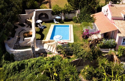 Spartylas Cottage | An old olive press villa with breathtaking panoramic views