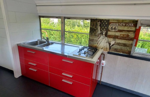 Walcourt Apartment | An unusual night in an authentic American School Bus