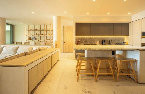 Barra de Potosi Condo | Anera, Private Pool and Lush Garden Steps from the Ocean at ANERA