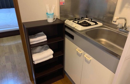 Chikushino Apartment | Annex 305 1 low bed queen spacious 22 square meters Please read the notes before booking/Chikushino Fukuoka