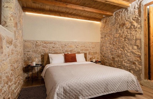 Melidoni Villa | Antama Living, Luxe Stonehouse with Pool & BBQ