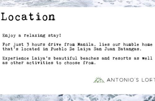 Laiya House | Antonios Loft Laiya Batangas