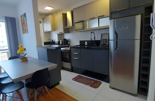 Barra Velha Apartment | Apart. Standing on the sand in Barra Velha, 25 km from Beto Carrero