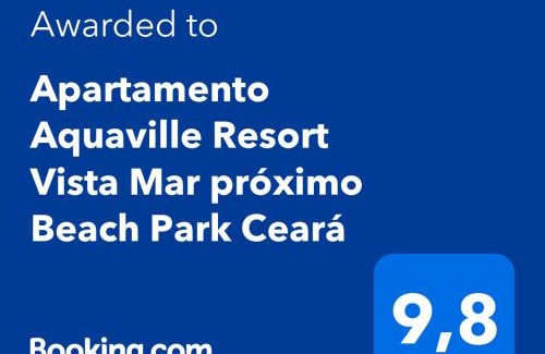 Porto das Dunas Apartment | Apartamento Aquaville Resort Vista Mar próximo Beach Park Ceará