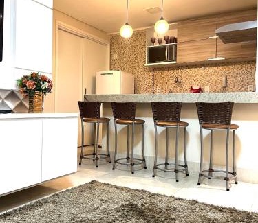 Juazeiro do Norte Apartment | Apartamento confortável, localização extra -recepção 24h- Varanda com vista panorâmica