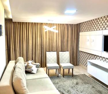 Juazeiro do Norte Apartment | Apartamento confortável, localização extra -recepção 24h- Varanda com vista panorâmica