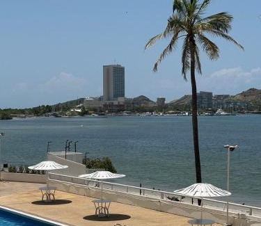 Margarita Island Apartment | Apartamento de lujo frente al mar en residencia con piscina, planta electrica y gym