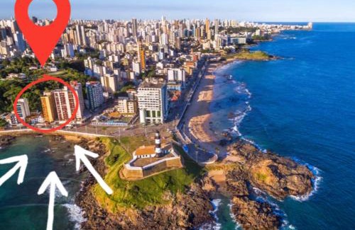 Barra Apartment | Apartamento Vista Farol da Barra com 2 Quartos