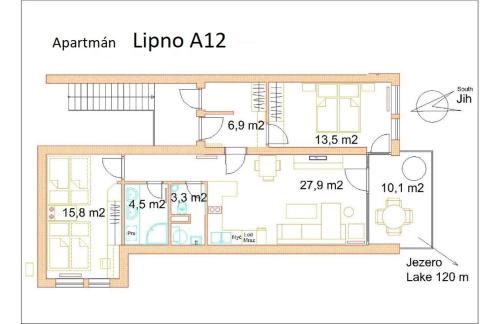 Lipno nad Vltavou Apartment | Apartmán Lipno A12