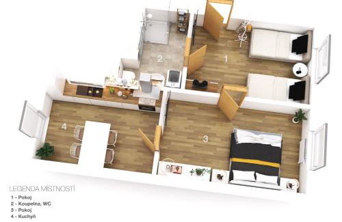Mikulcice Apartment | Apartmány Mikulčice